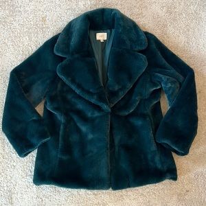 LOFT Faux Fur Coat